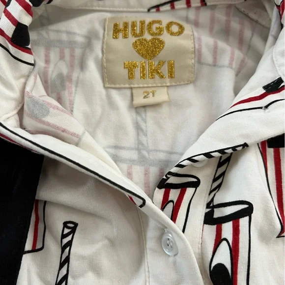 Hugo Loves Tiki Soda Collared Dress nwot - Picture 2 of 3